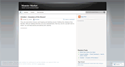 Desktop Screenshot of monstermarketofficial.wordpress.com