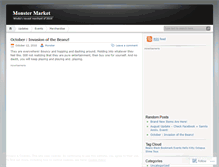 Tablet Screenshot of monstermarketofficial.wordpress.com