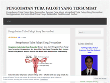 Tablet Screenshot of pengobatantubafalopitersumbat.wordpress.com