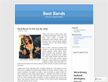 Tablet Screenshot of bestbands.wordpress.com