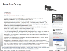 Tablet Screenshot of franchinosway.wordpress.com