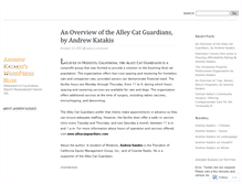 Tablet Screenshot of andrewkatakis.wordpress.com