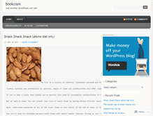 Tablet Screenshot of bookcism.wordpress.com