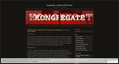 Desktop Screenshot of kongregatecentral.wordpress.com