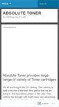 Mobile Screenshot of absolutetoner123.wordpress.com