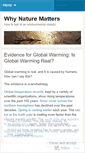 Mobile Screenshot of naturematters.wordpress.com
