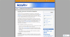 Desktop Screenshot of accurev.wordpress.com