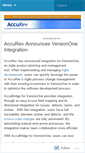 Mobile Screenshot of accurev.wordpress.com