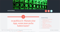 Desktop Screenshot of markenbildung.wordpress.com