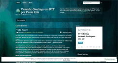 Desktop Screenshot of caminhosantiagobtt.wordpress.com