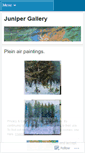 Mobile Screenshot of junipergallery.wordpress.com