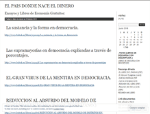 Tablet Screenshot of dondenaceeldinero.wordpress.com