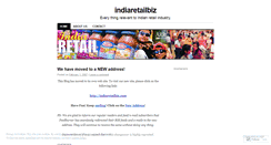 Desktop Screenshot of indiaretailbiz.wordpress.com