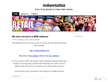 Tablet Screenshot of indiaretailbiz.wordpress.com