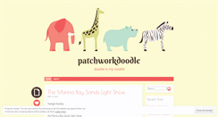 Desktop Screenshot of patchworkdoodle.wordpress.com