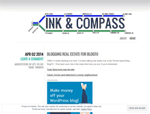 Tablet Screenshot of inkandcompass.wordpress.com