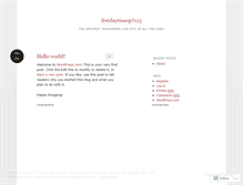 Tablet Screenshot of fretdaytiosop7113.wordpress.com