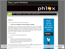 Tablet Screenshot of phloxshop.wordpress.com