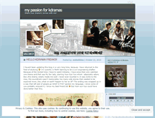 Tablet Screenshot of luvkdrama.wordpress.com