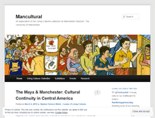 Tablet Screenshot of mancultural.wordpress.com