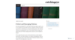 Desktop Screenshot of catchingeye.wordpress.com