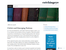 Tablet Screenshot of catchingeye.wordpress.com