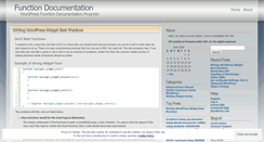 Desktop Screenshot of funcdoc.wordpress.com