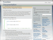 Tablet Screenshot of funcdoc.wordpress.com