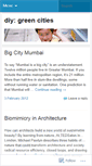 Mobile Screenshot of diygreencities.wordpress.com