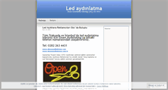 Desktop Screenshot of ledaydinlatma.wordpress.com