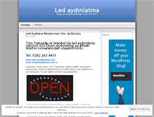 Tablet Screenshot of ledaydinlatma.wordpress.com