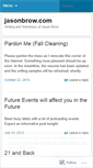 Mobile Screenshot of jasonbrow.wordpress.com