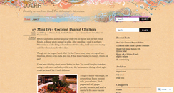 Desktop Screenshot of daffblog.wordpress.com