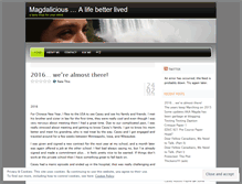 Tablet Screenshot of magdalicious00.wordpress.com