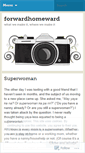 Mobile Screenshot of forwardhomeward.wordpress.com