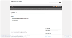 Desktop Screenshot of dietakopenhaska1.wordpress.com