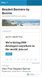 Mobile Screenshot of beadedbanners.wordpress.com