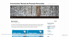 Desktop Screenshot of inversionistamx.wordpress.com
