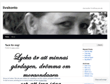 Tablet Screenshot of livskonto.wordpress.com