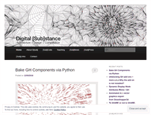Tablet Screenshot of digitalsubstance.wordpress.com