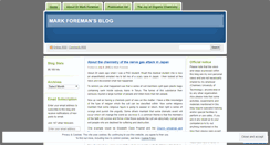 Desktop Screenshot of markforeman.wordpress.com
