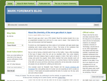 Tablet Screenshot of markforeman.wordpress.com