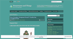 Desktop Screenshot of housewaresandthings.wordpress.com