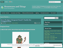 Tablet Screenshot of housewaresandthings.wordpress.com