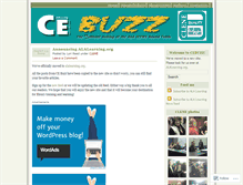 Tablet Screenshot of cebuzz.wordpress.com