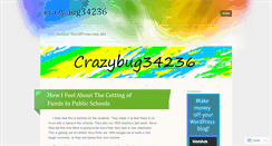 Desktop Screenshot of crazybug34236.wordpress.com
