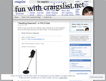 Tablet Screenshot of funwithcraigslist.wordpress.com