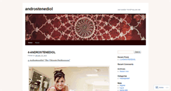 Desktop Screenshot of androstenediol.wordpress.com