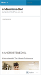 Mobile Screenshot of androstenediol.wordpress.com
