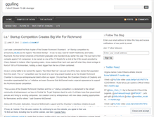 Tablet Screenshot of ggulling.wordpress.com